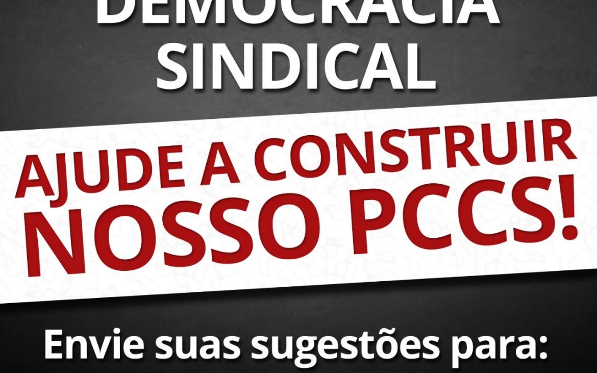 Plano De Carreira Servidores Podem Enviar Sugest Es Para Composi O